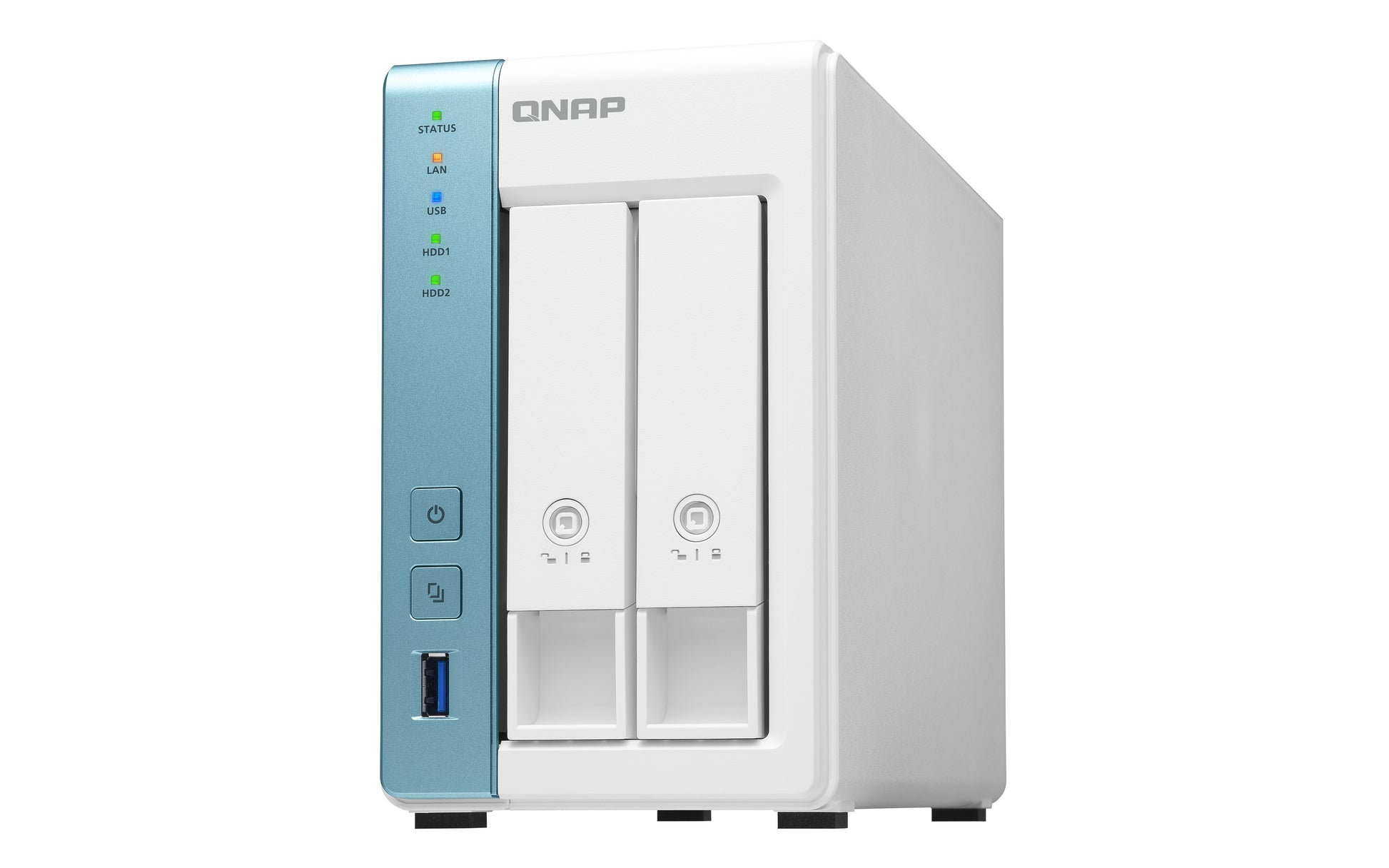 QNAP TS-233 NAS/storage server Mini Tower Ethernet LAN White Cortex-A55-5