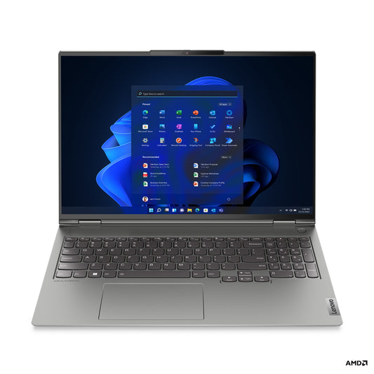 Lenovo ThinkBook 16p AMD Ryzen™ 5 6600H Laptop 40.6 cm (16") WQXGA 16 GB LPDDR5-SDRAM 512 GB SSD NVIDIA GeForce RTX 3060 Wi-Fi 6 (802.11ax) Windows 11 Pro Grey
