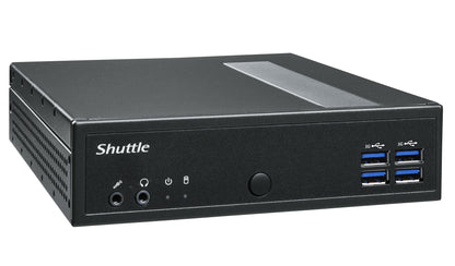Shuttle XPC slim Barebone DL30N, Intel N100, 1x DDR5, 2x LAN (2x 2.5Gbit), 2xCOM,1xHDMI,1xDP, 1x VGA, fanless, 24/7 permanent operation-1