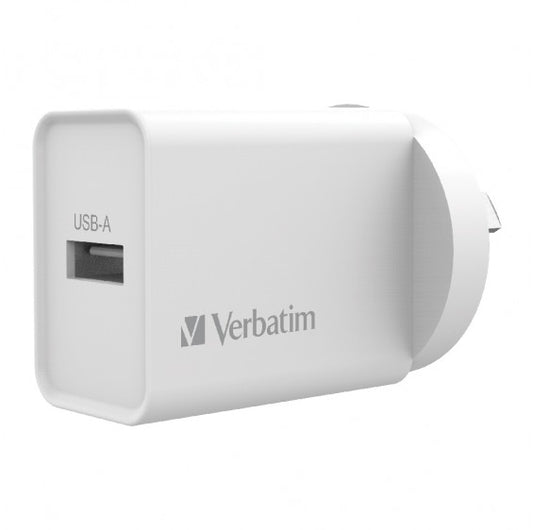 Verbatim 66590 mobile device charger Universal White AC Indoor