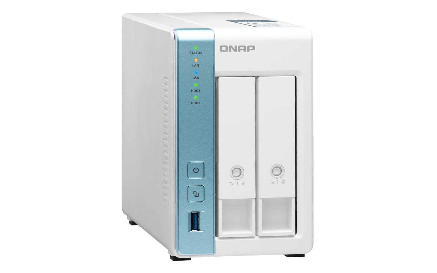 QNAP TS-233 NAS/storage server Mini Tower Ethernet LAN White Cortex-A55-7