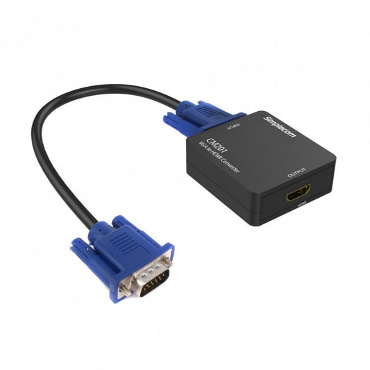 Simplecom CM201 Full HD 1080p VGA to HDMI Converter with Audio-0