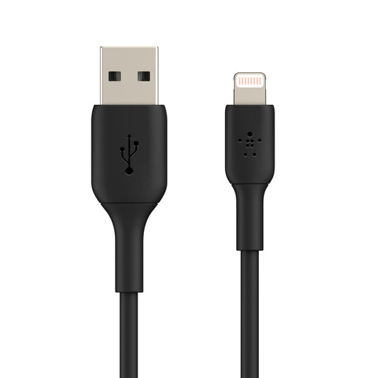 Belkin BoostCharge Lightning to USB-A Cable - For Apple devices - Black-0