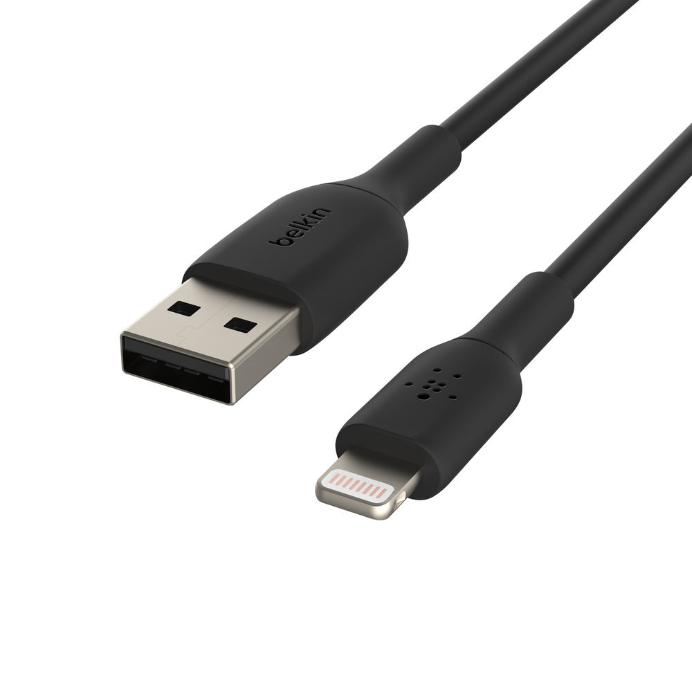 Belkin BoostCharge Lightning to USB-A Cable  1m - For Apple Devices - Black-1