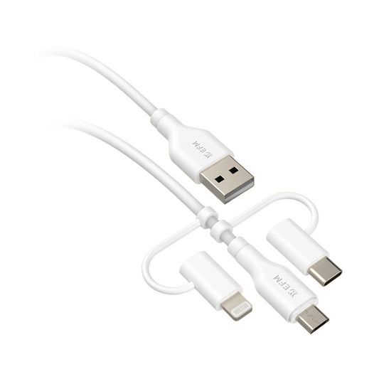 EFM USB-A 3-in-1 Cable - Universal Application with 2M Length-0