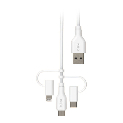 EFM USB-A 3-in-1 Cable - Universal Application with 2M Length-1