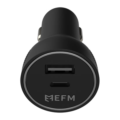 EFM 30W Dual Port Car Charger - With Power Delivery and PPS-1