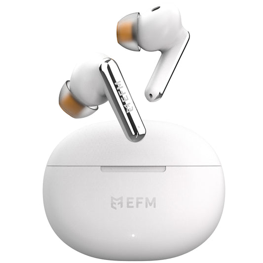 EFM Boston TWS Earbuds - With Wireless Charging - White-0
