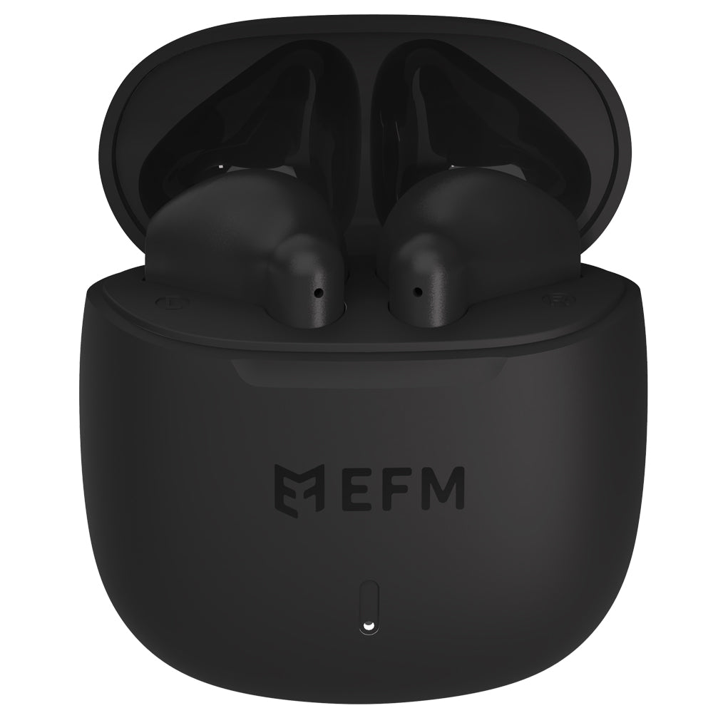 EFM Kansas TWS Earbuds - With Fast Charge - Black-1