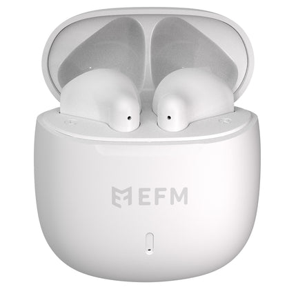 EFM Kansas TWS Earbuds - With Fast Charge - White-1