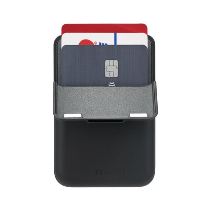 Case-Mate Magnetic Leather Flip Wallet Case - For MagSafe - Black-1
