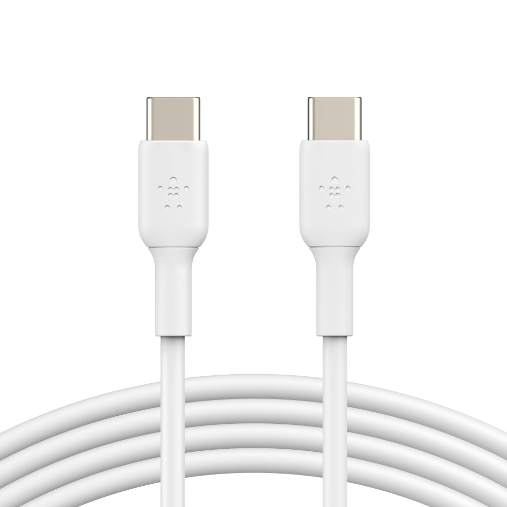 Belkin BoostCharge PVC USB-C to USB-C Cable - 2 Pack White-1