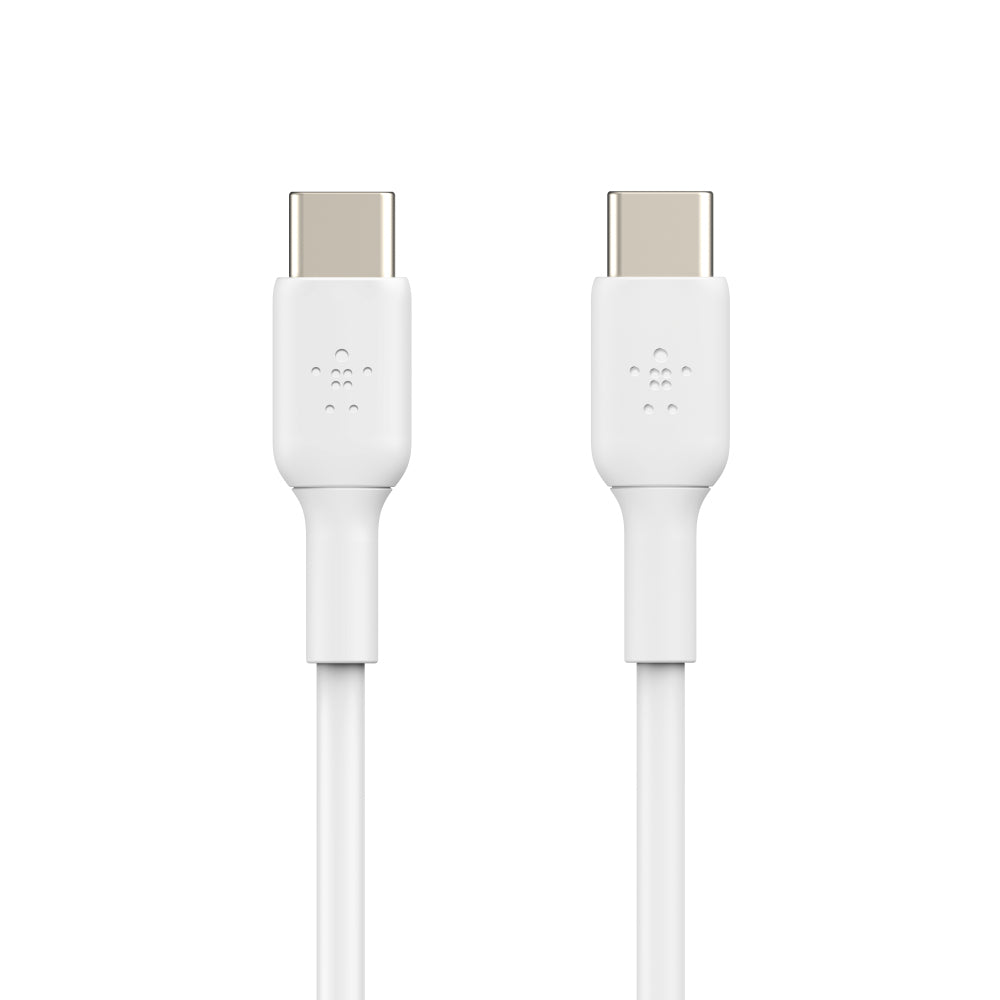 Belkin BoostCharge PVC USB-C to USB-C Cable - 2 Pack White-2