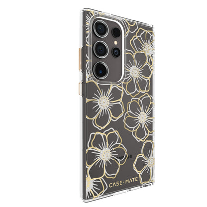 Case-Mate Floral Gems Case - For Samsung Galaxy S24 Ultra - Gold-1