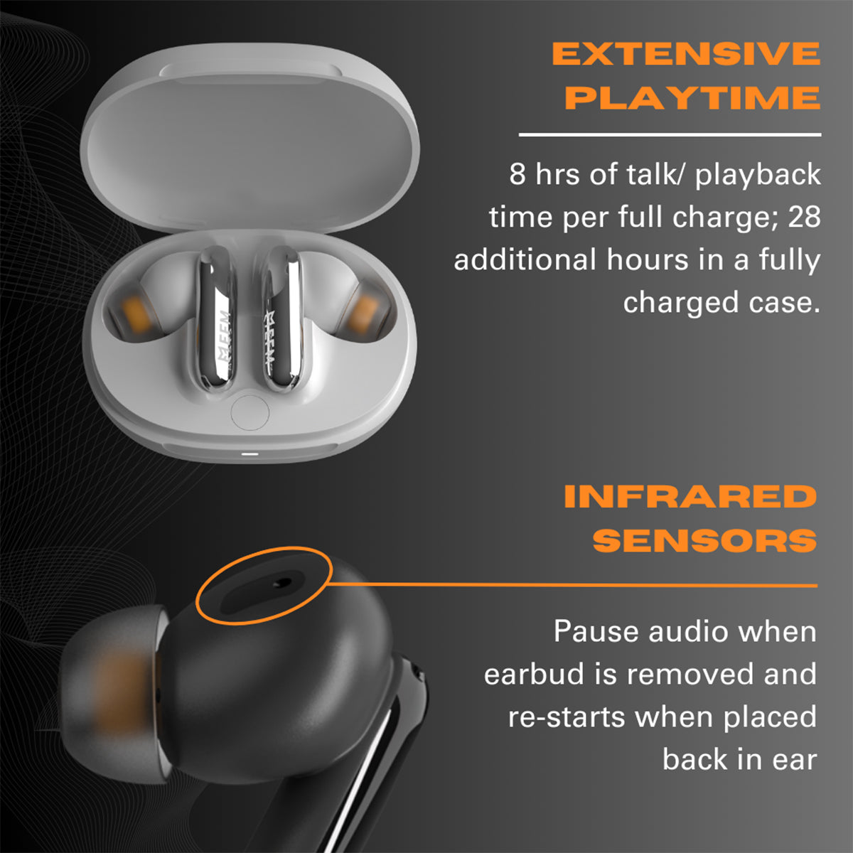 EFM Chicago TWS Earbuds - With Advanced Active Noise Cancelling - Black-4