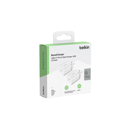 Belkin Boostcharge USBC Wall - Charger 20W White-3