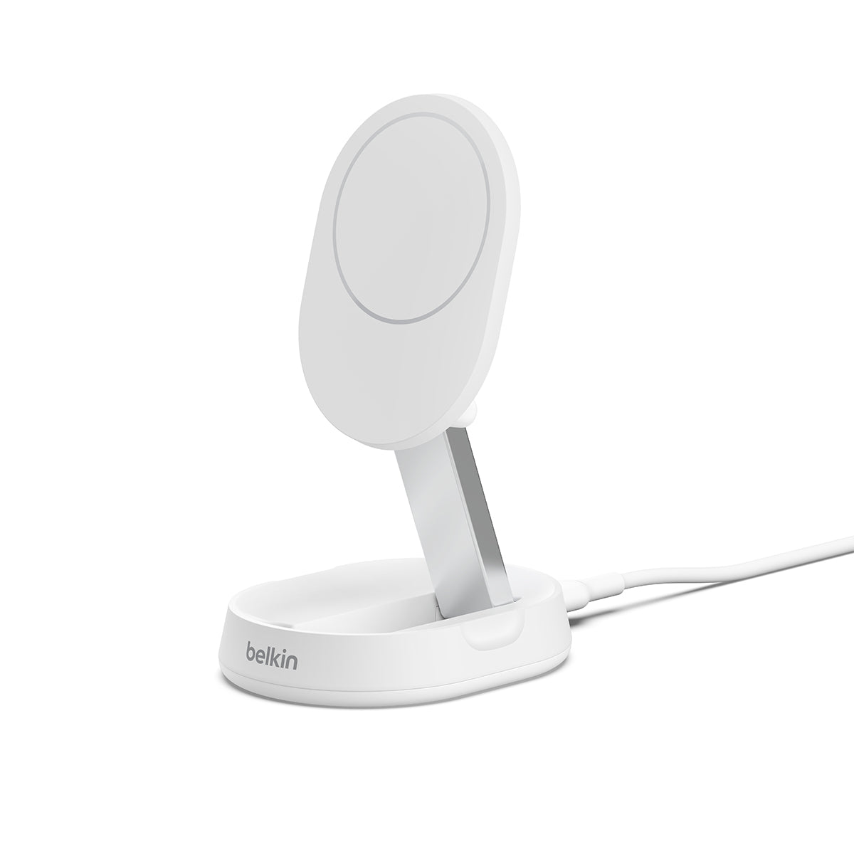 Belkin BoostCharge Pro -   Convertible Magnetic Charging Stand with Qi2 - White-2