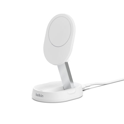 Belkin BoostCharge Pro -   Convertible Magnetic Charging Stand with Qi2 - White-2