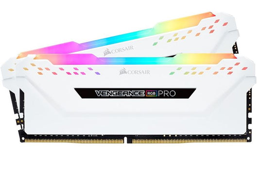 Corsair Vengeance RGB PRO 32GB (2x16GB) DDR4 3200MHz C16 Desktop Gaming Memory White-0
