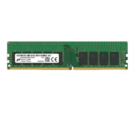 Micron 32GB (1x32GB) DDR4 ECC UDIMM 3200MHz CL22 2Rx8 ECC Unbuffered Server Memory 3yr wty-0
