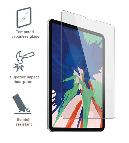 Cygnett OpticShield Apple iPad Air (13') /iPad Pro (12.9') (3rd/4th/5th/6th Gen) Tempered Glass Screen Protector -(CY2731CPTGL)-0