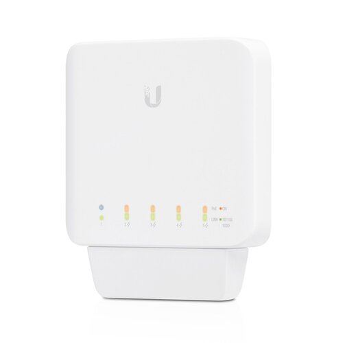 Ubiquiti UniFi USW Flex - Managed, Layer 2 Gigabit Switch with Auto-sensing 802.3af PoE Support. 1x PoE In, 4x PoE Out, Incl 2Yr Warr-0