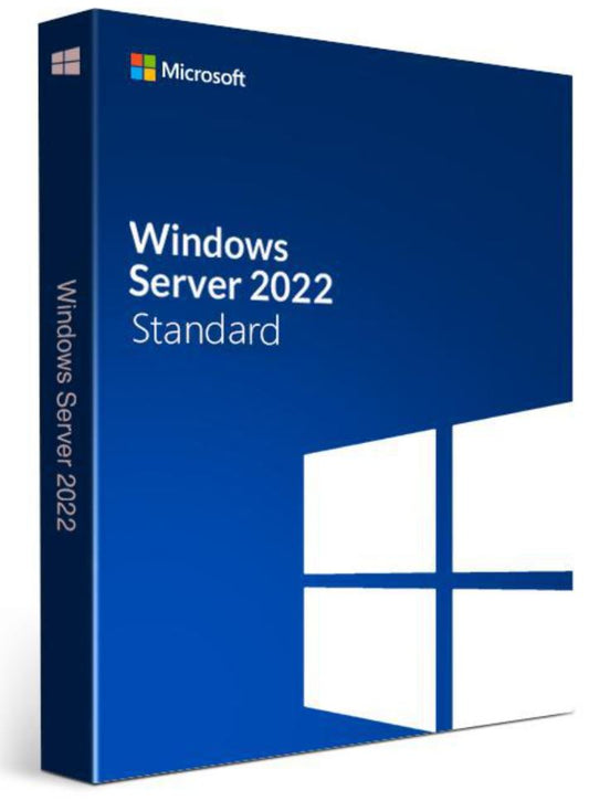 Microsoft Server Standard New 2022 * ( 16 Core ) , 64 Bit - P73-08328 OEM DVD PACK. No CAL-0