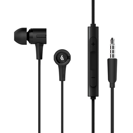 (LS) Edifier P205 Earbuds with Remote and Microphone - 8mm Dynamic Drivers, Omni-directional, 3 button In-line Control, Compact, Earphone-0