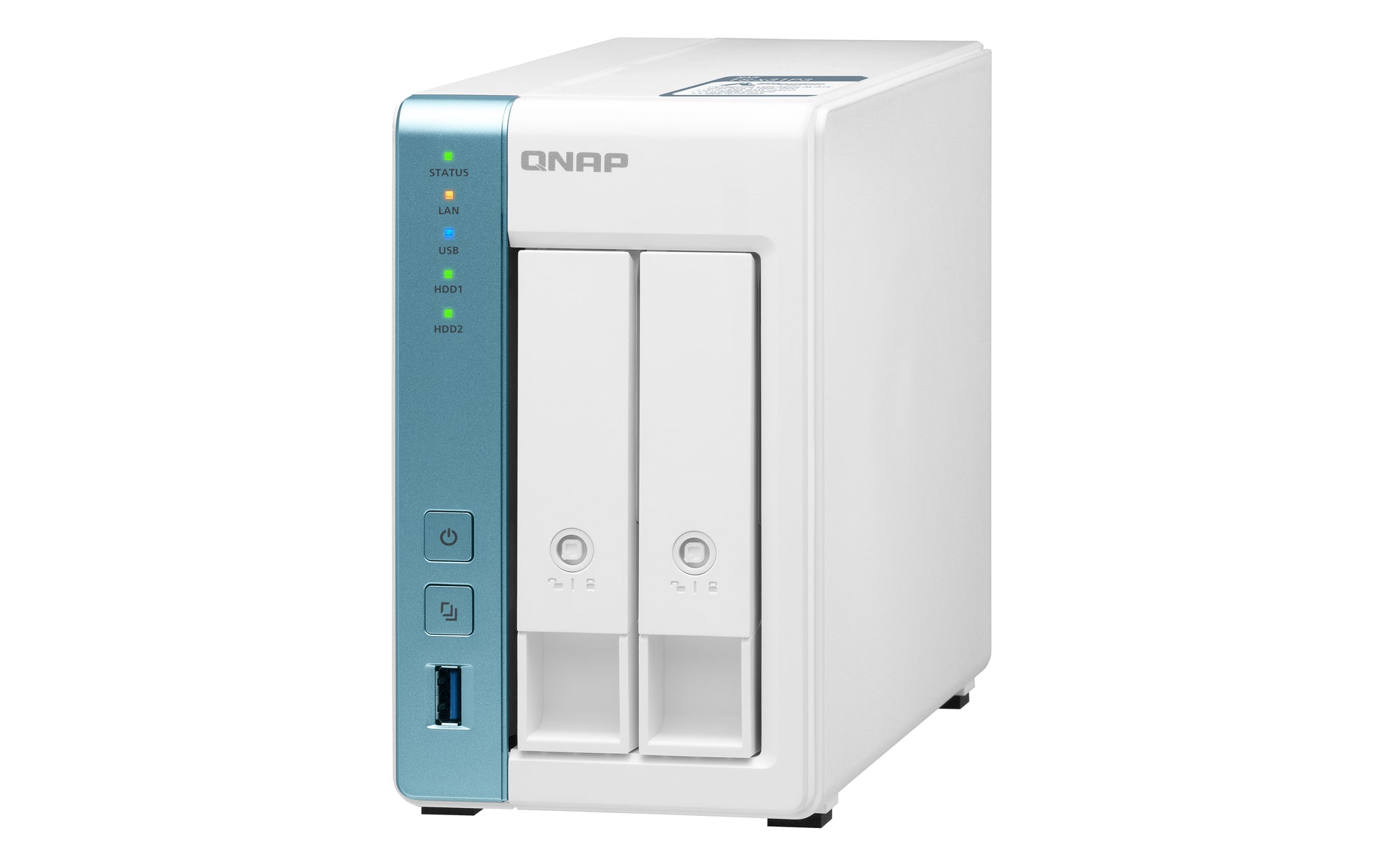 QNAP TS-233 NAS/storage server Mini Tower Ethernet LAN White Cortex-A55-8