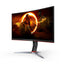 AOC CQ27G2X computer monitor 68.6 cm (27") 2560 x 1440 pixels Quad HD Black, Red-2