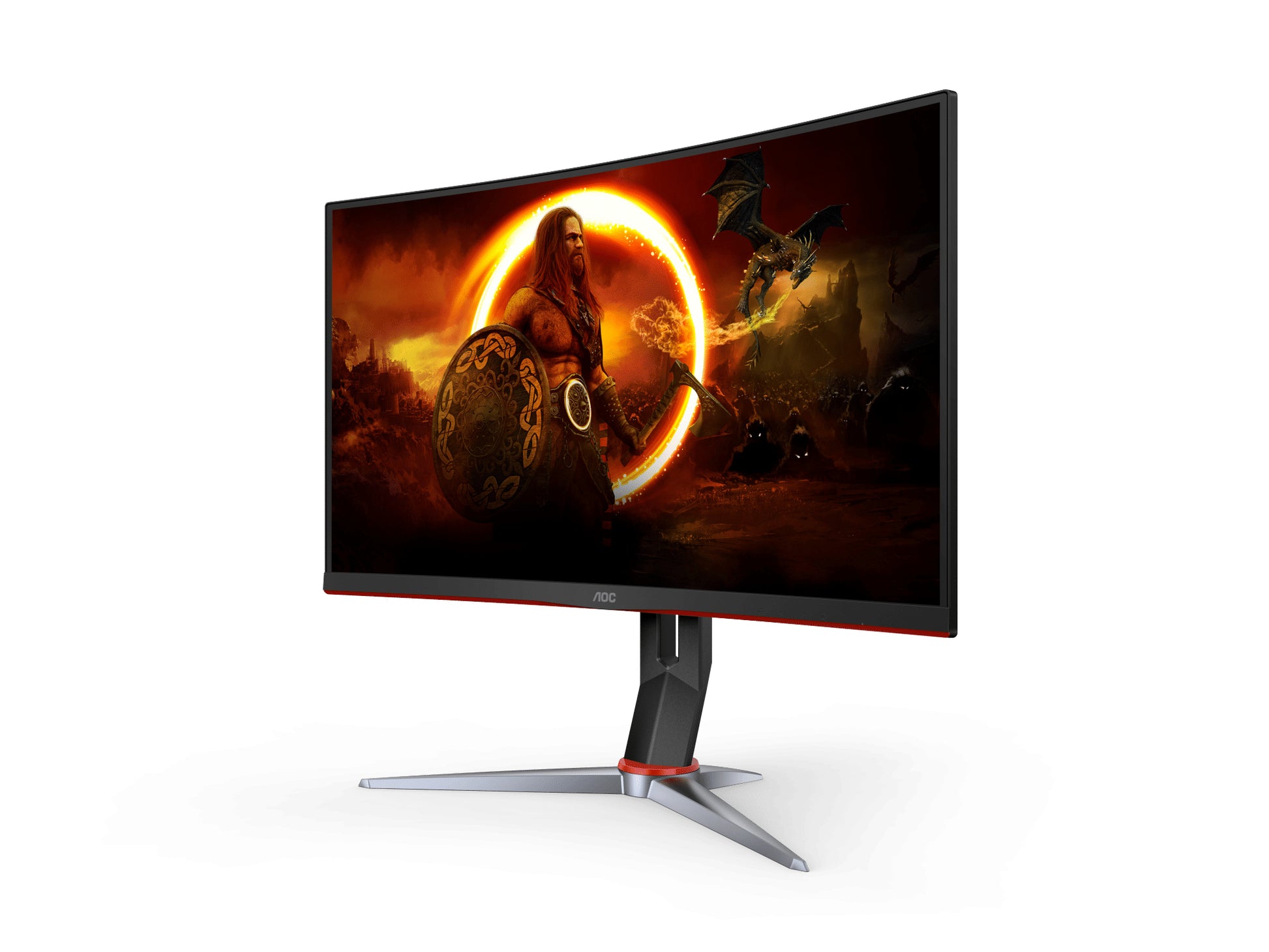 AOC CQ27G2X computer monitor 68.6 cm (27") 2560 x 1440 pixels Quad HD Black, Red-2