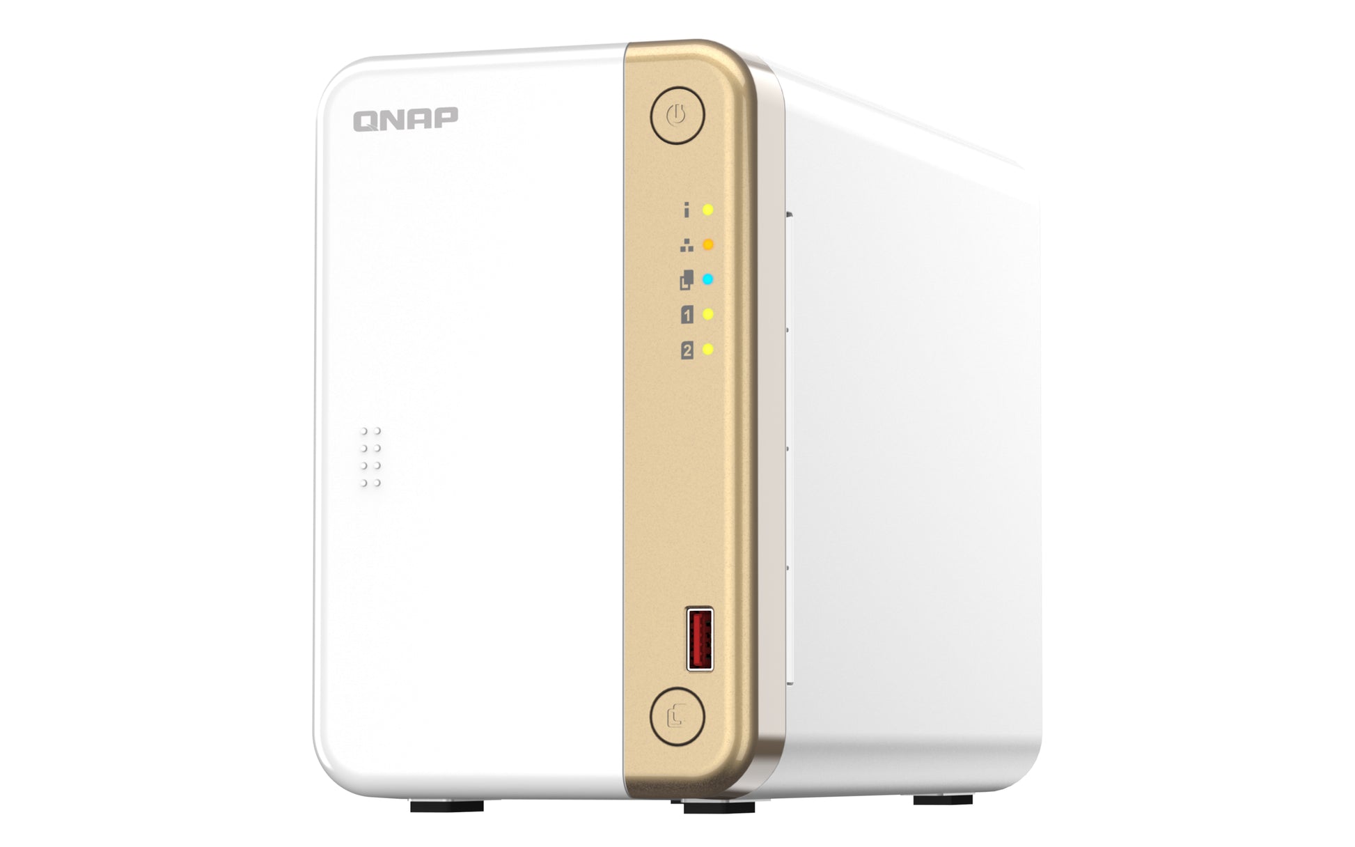 QNAP TS-262 NAS Tower Ethernet LAN Gold, White N4505-9