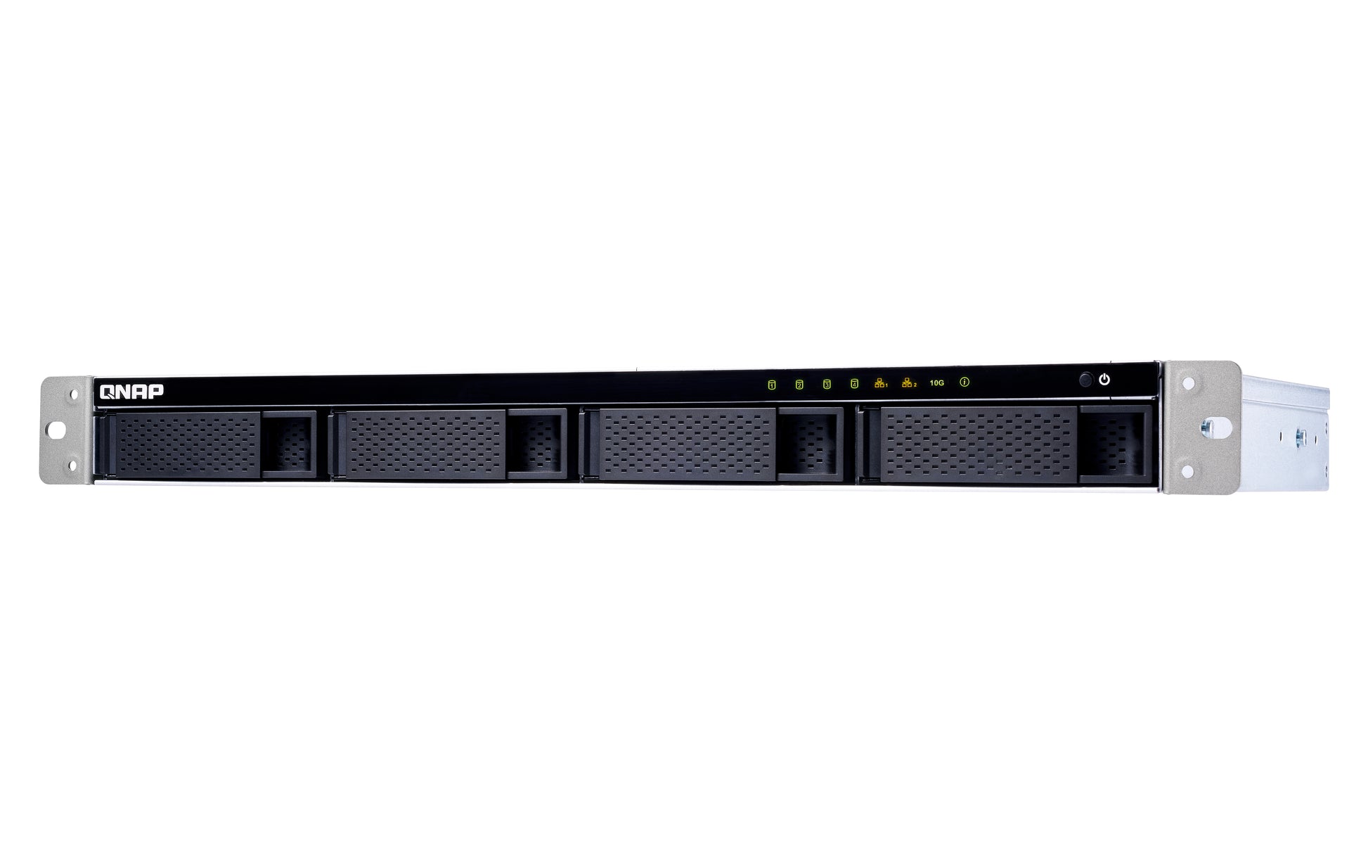 QNAP TS-431XeU NAS Rack (1U) Ethernet LAN Black, Stainless steel Alpine AL-314-5