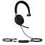 Yealink UH38-Mono Headset Wired & Wireless Head-band Office/Call center Bluetooth Black-1
