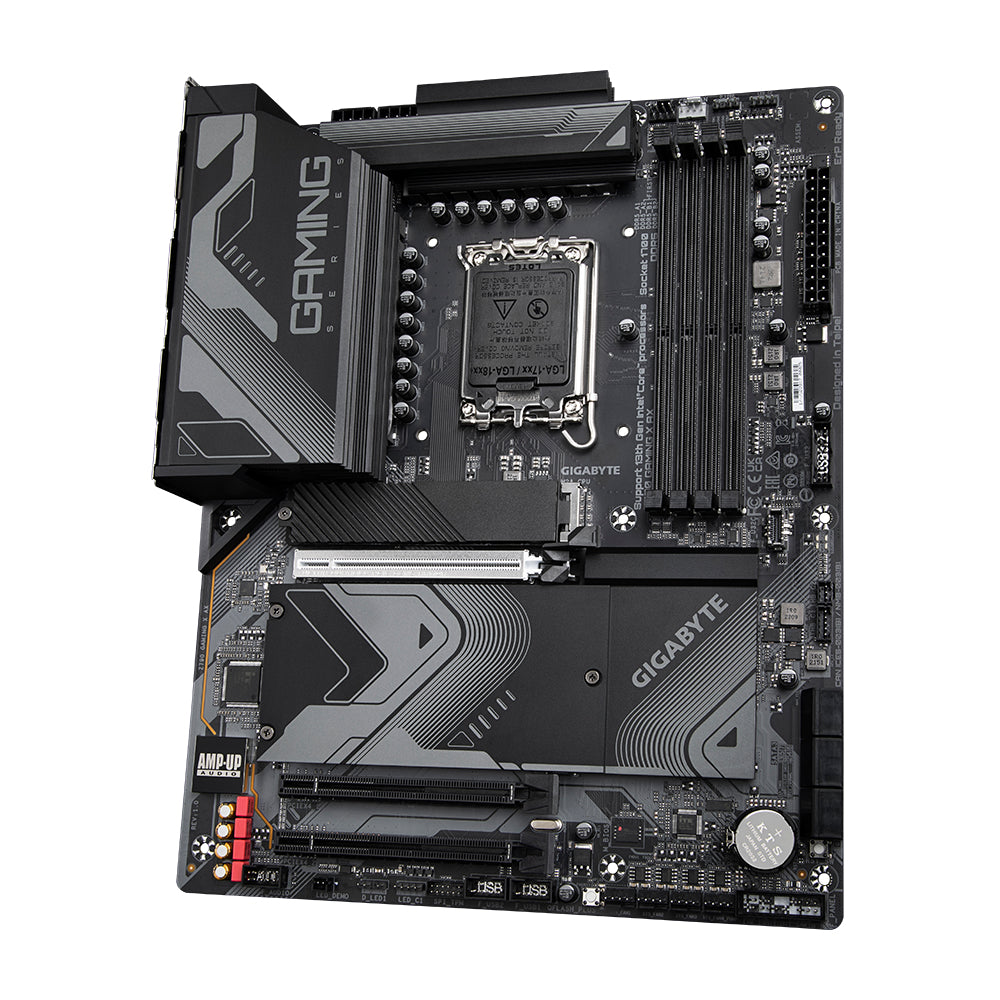 Gigabyte Z790 GAMING X AX Motherboard - Supports Intel Core 14th CPUs, 16*+1+2 Phases Digital VRM, up to 7600MHz DDR5, 4xPCIe 4.0 M.2, Wi-Fi 6E, 2.5GbE LAN , USB 3.2 Gen 2-3