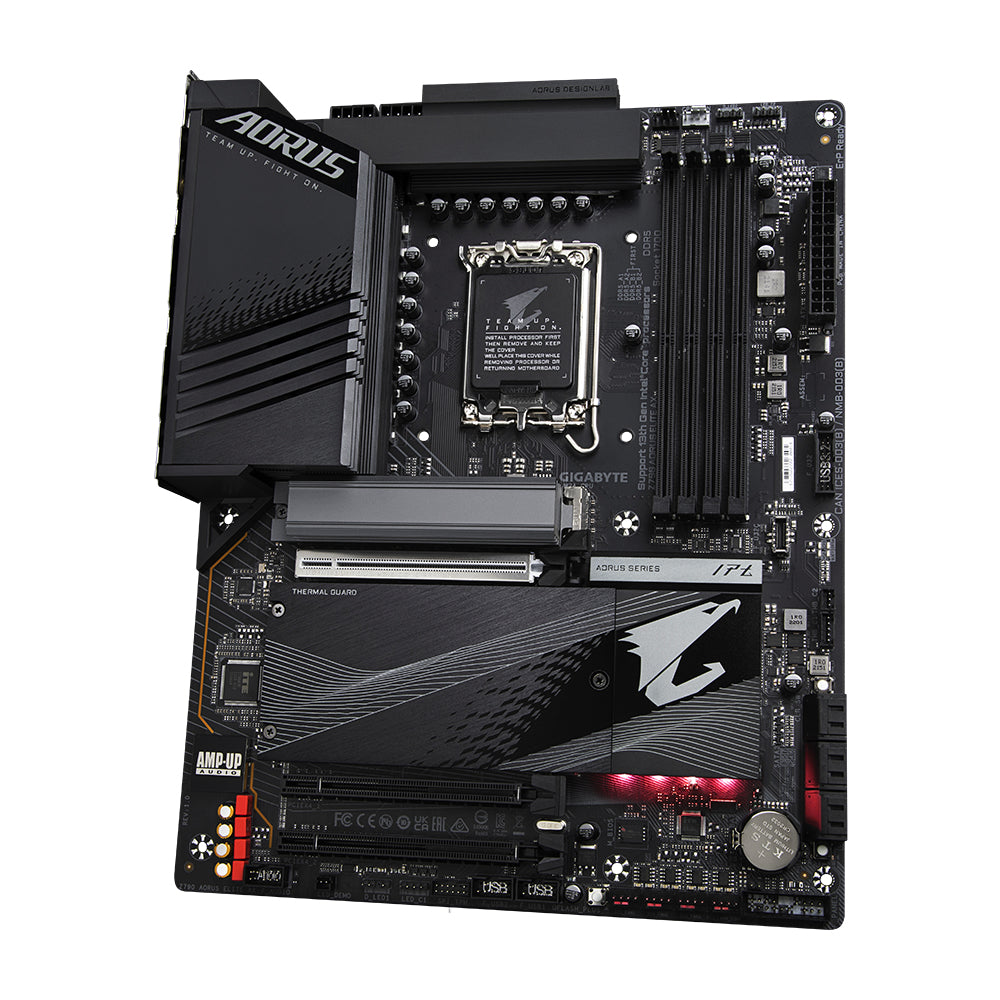 Gigabyte Z790 AORUS ELITE AX Motherboard - Supports Intel Core 14th CPUs, 16*+2+１ Phases Digital VRM, up to 7600MHz DDR5 (OC), 4xPCIe 4.0 M.2, Wi-Fi 6E, 2.5GbE LAN, USB 3.2 Gen 2x2-3