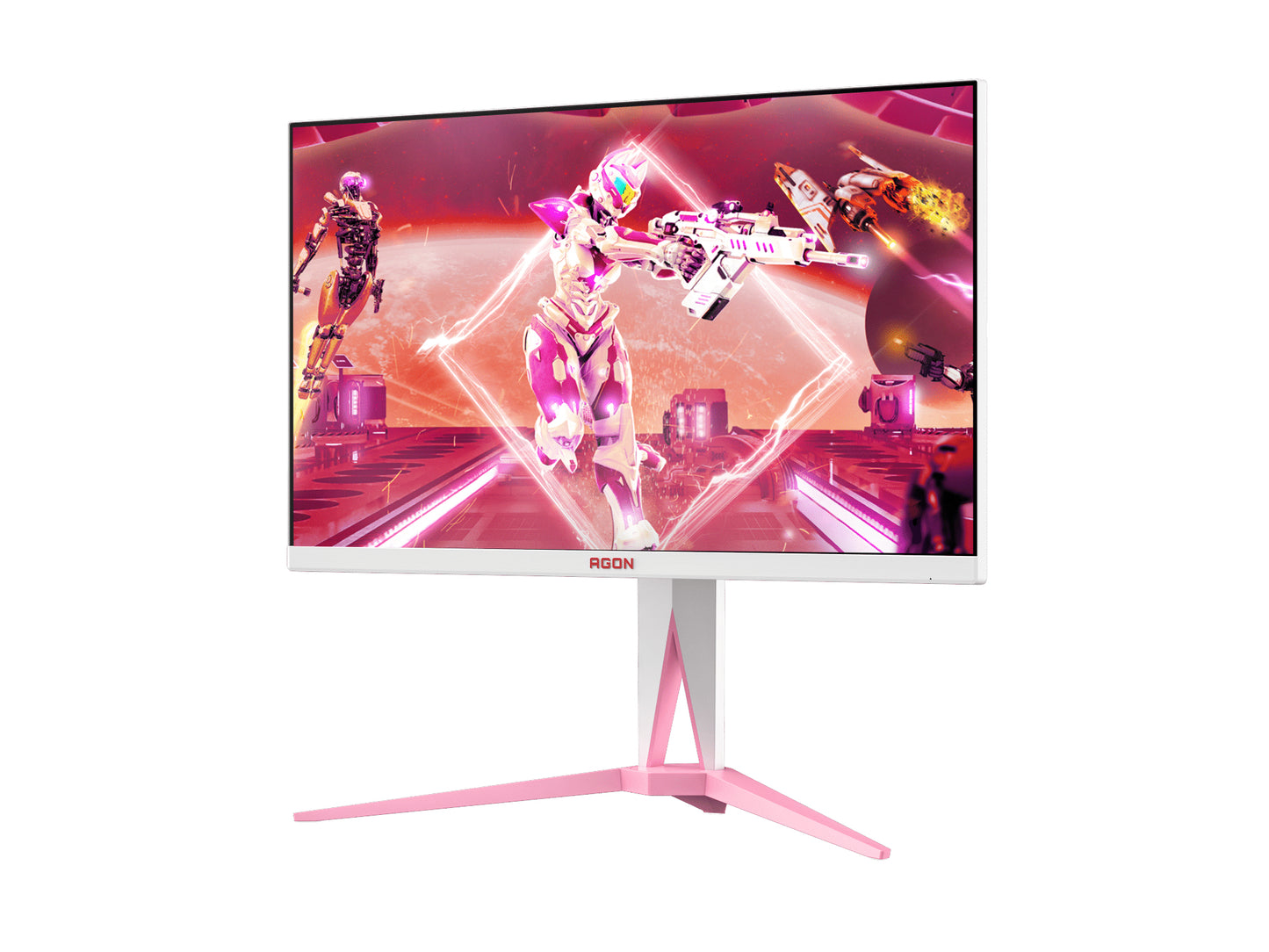 AOC AG275QXR computer monitor 68.6 cm (27") 2560 x 1440 pixels Quad HD LCD Pink, White-3