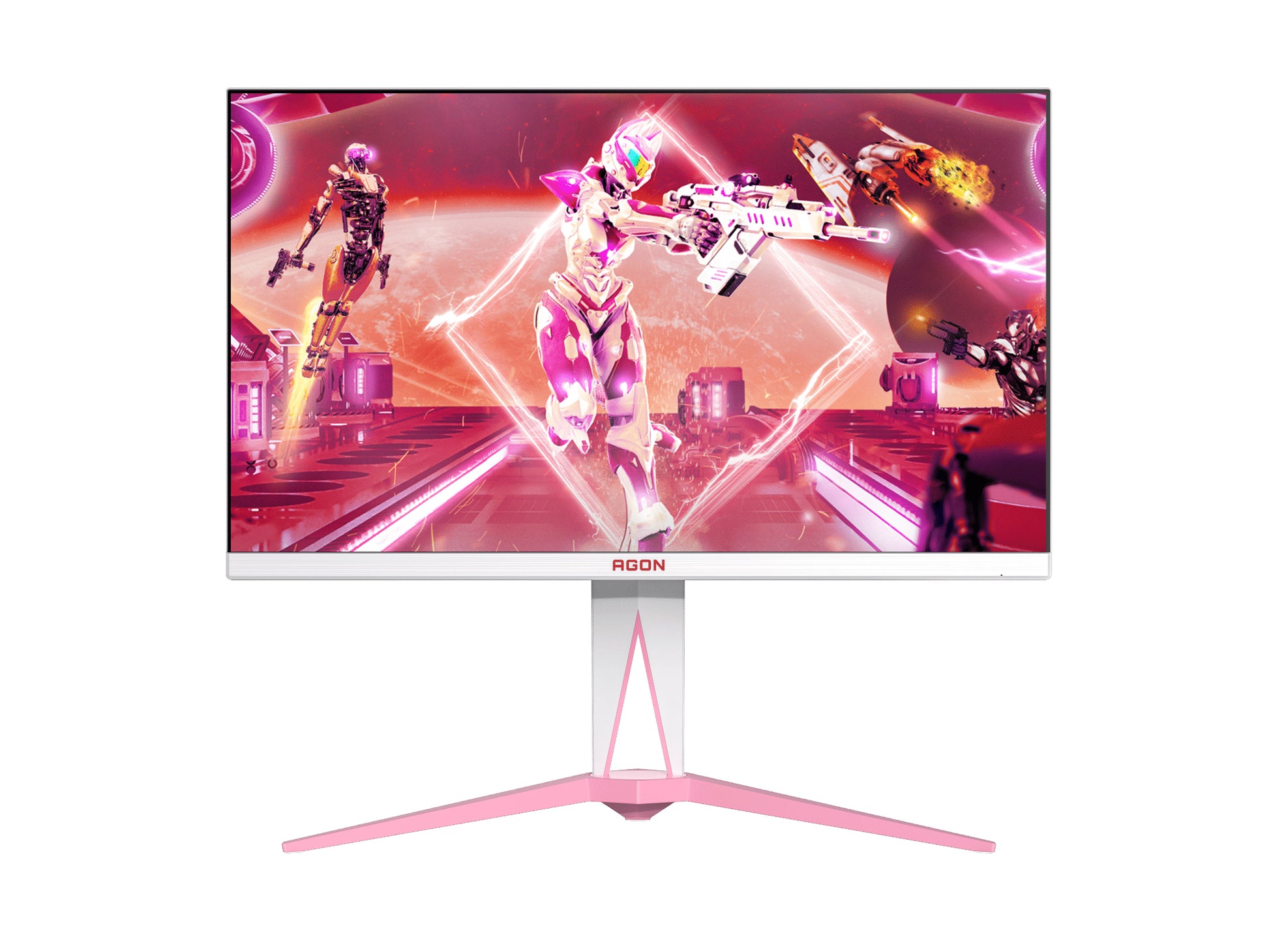 AOC AG275QXR computer monitor 68.6 cm (27") 2560 x 1440 pixels Quad HD LCD Pink, White-0