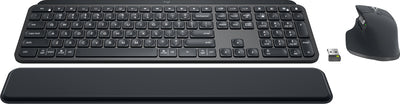 Logitech MX Keys Combo for Business keyboard Mouse included Office RF Wireless + Bluetooth QWERTY US English Graphite-1
