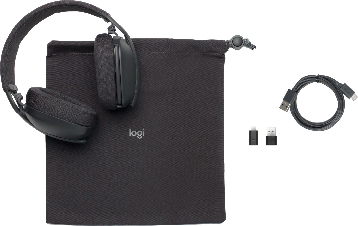 Logitech Zone Vibe Headset Wireless Head-band Office/Call center Bluetooth Graphite-6