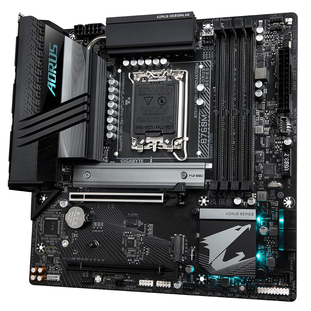 Gigabyte B760M AORUS PRO AX DDR4 motherboard Intel B760 LGA 1700 micro ATX-3