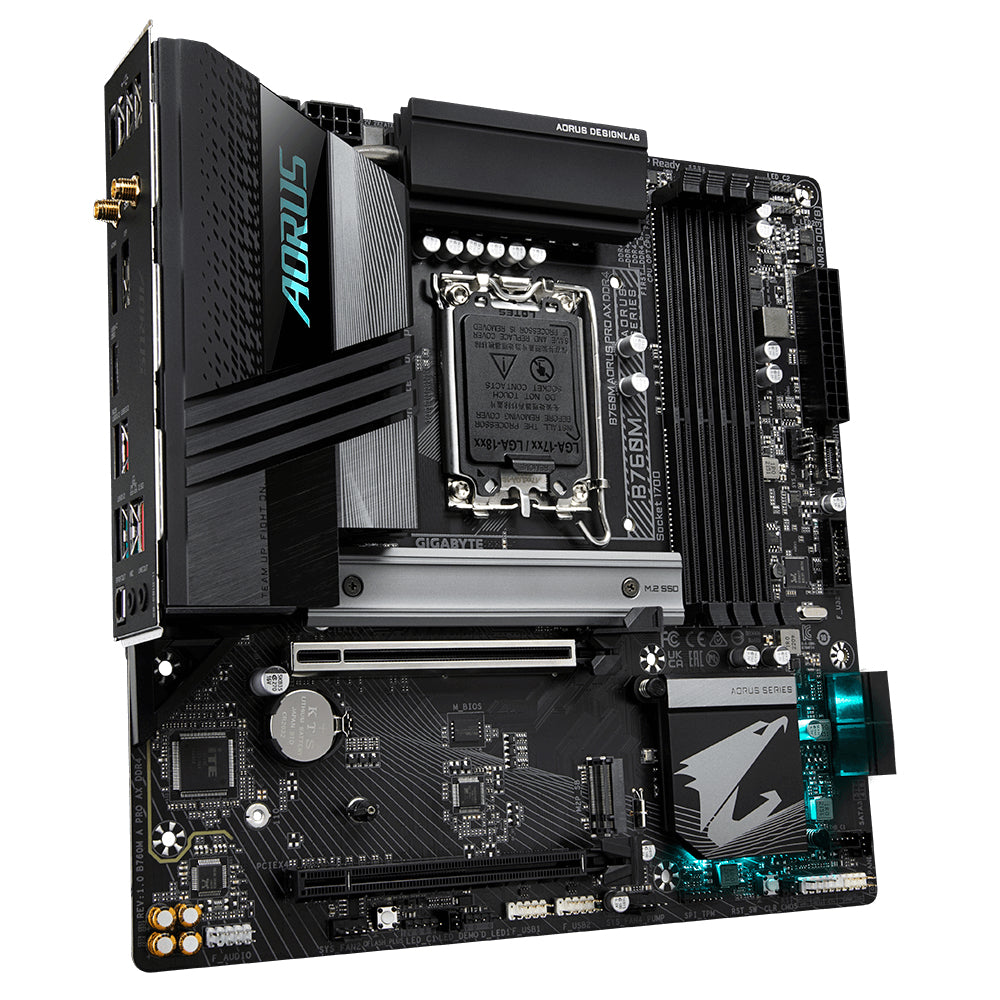 Gigabyte B760M AORUS PRO AX DDR4 motherboard Intel B760 LGA 1700 micro ATX-2