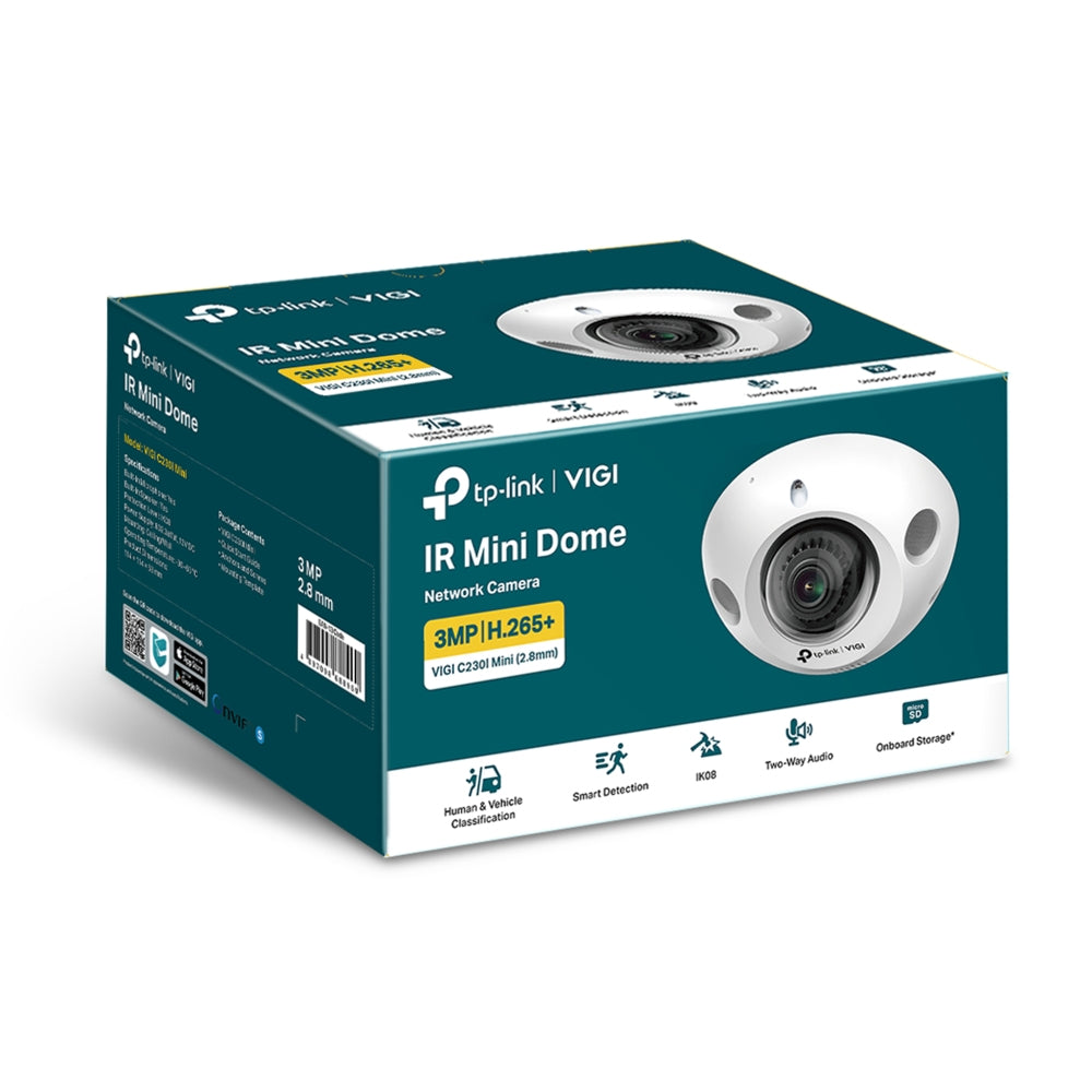 TP-Link VIGI C230I MINI(2.8MM) security camera Dome IP security camera Indoor & outdoor 2304 x 1296 pixels Ceiling-1