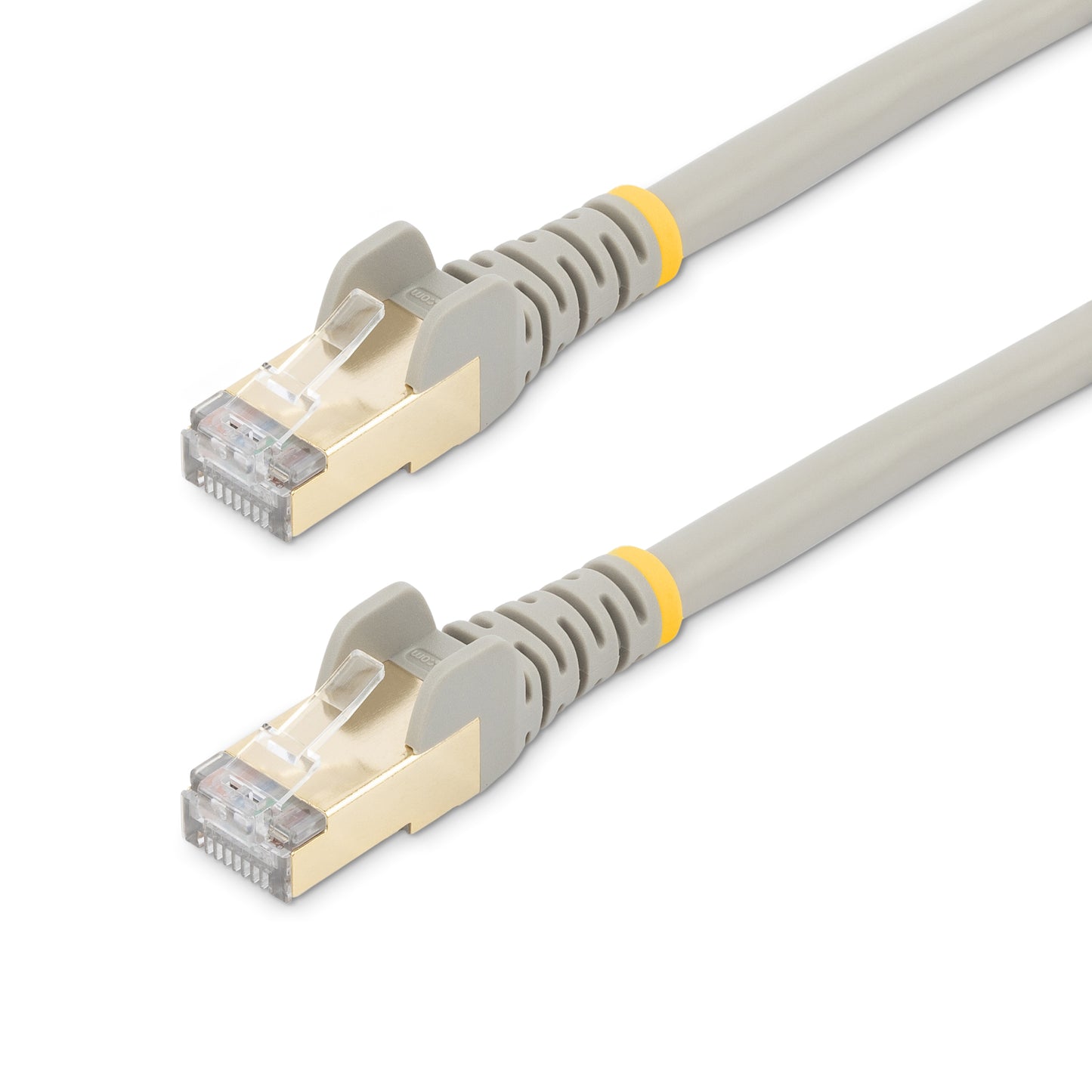 StarTech.com 3m CAT6a Ethernet Cable - 10 Gigabit Shielded Snagless RJ45 100W PoE Patch Cord - 10GbE STP Network Cable w/Strain Relief - Grey Fluke Tested/Wiring is UL Certified/TIA-3