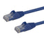 StarTech.com 3m CAT6 Ethernet Cable - Blue CAT 6 Gigabit Ethernet Wire -650MHz 100W PoE RJ45 UTP Network/Patch Cord Snagless w/Strain Relief Fluke Tested/Wiring is UL Certified/TIA-0