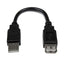StarTech.com 6in USB 2.0 Extension Adapter Cable A to A - M/F-0
