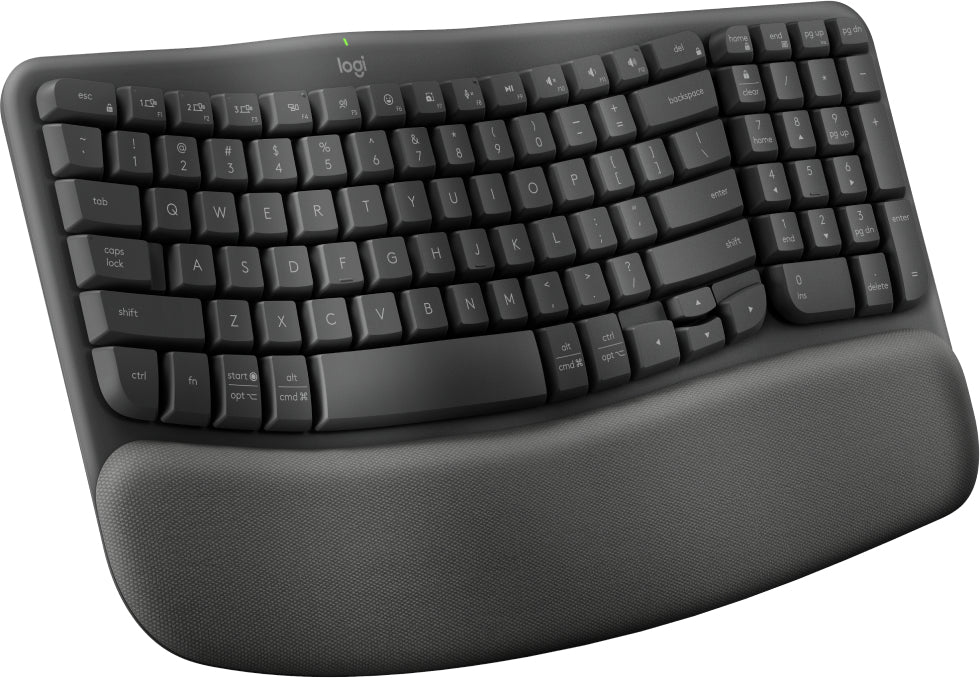 Logitech Wave Keys for Business keyboard RF Wireless + Bluetooth Graphite-1