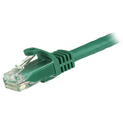 StarTech.com 5m CAT6 Ethernet Cable - Green CAT 6 Gigabit Ethernet Wire -650MHz 100W PoE RJ45 UTP Network/Patch Cord Snagless w/Strain Relief Fluke Tested/Wiring is UL Certified/TIA-1