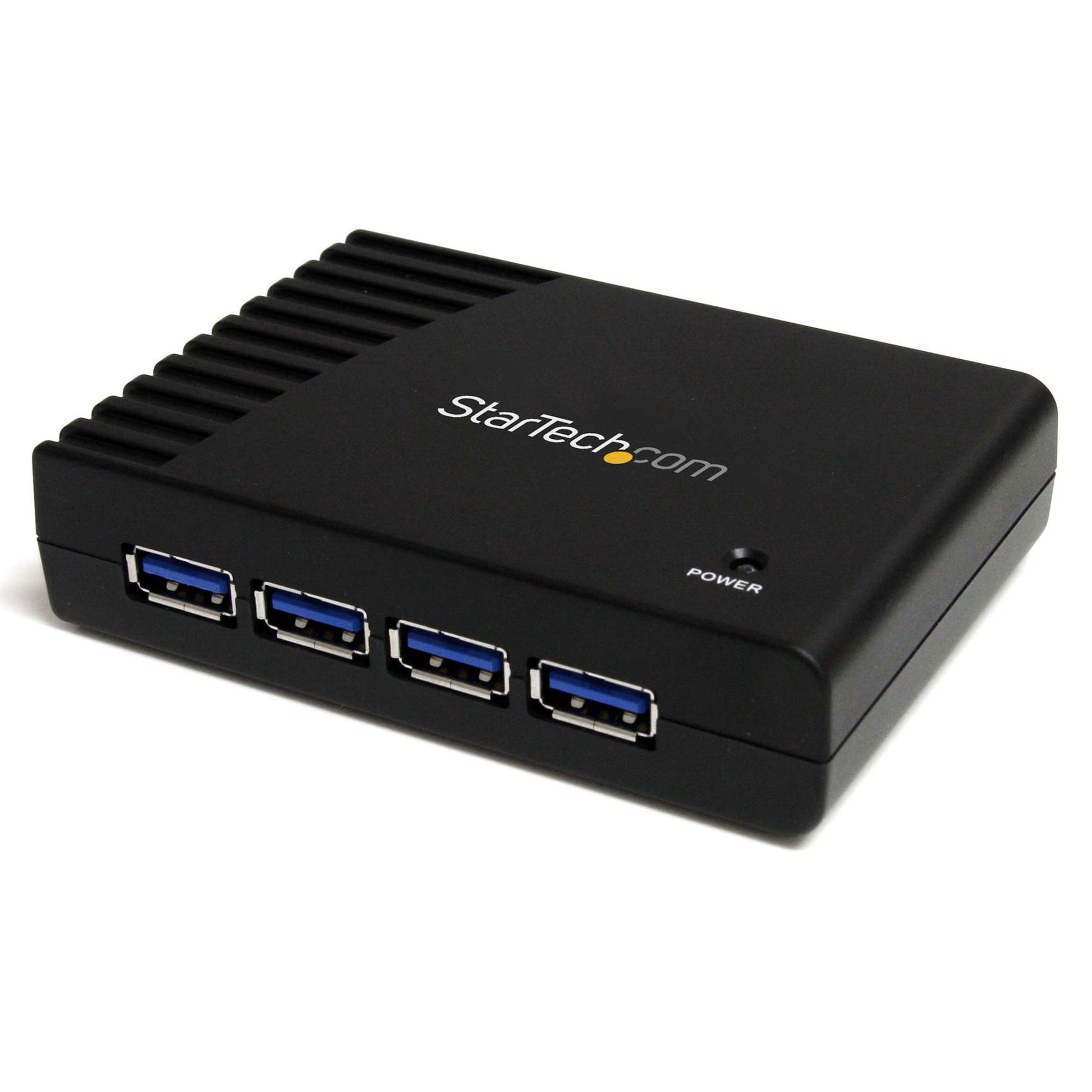 StarTech.com 4 Port Black SuperSpeed USB 3.0 Hub - 5Gbps-0