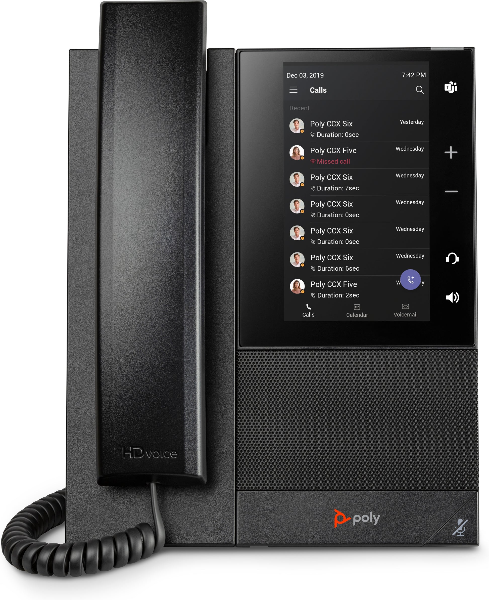 POLY CCX 505 Business Media Phone for Microsoft Teams and PoE-enabled-6